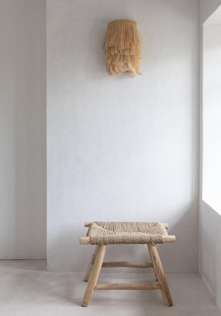 The Porto Seagrass Stool - Natural - 40 x 60, H 45