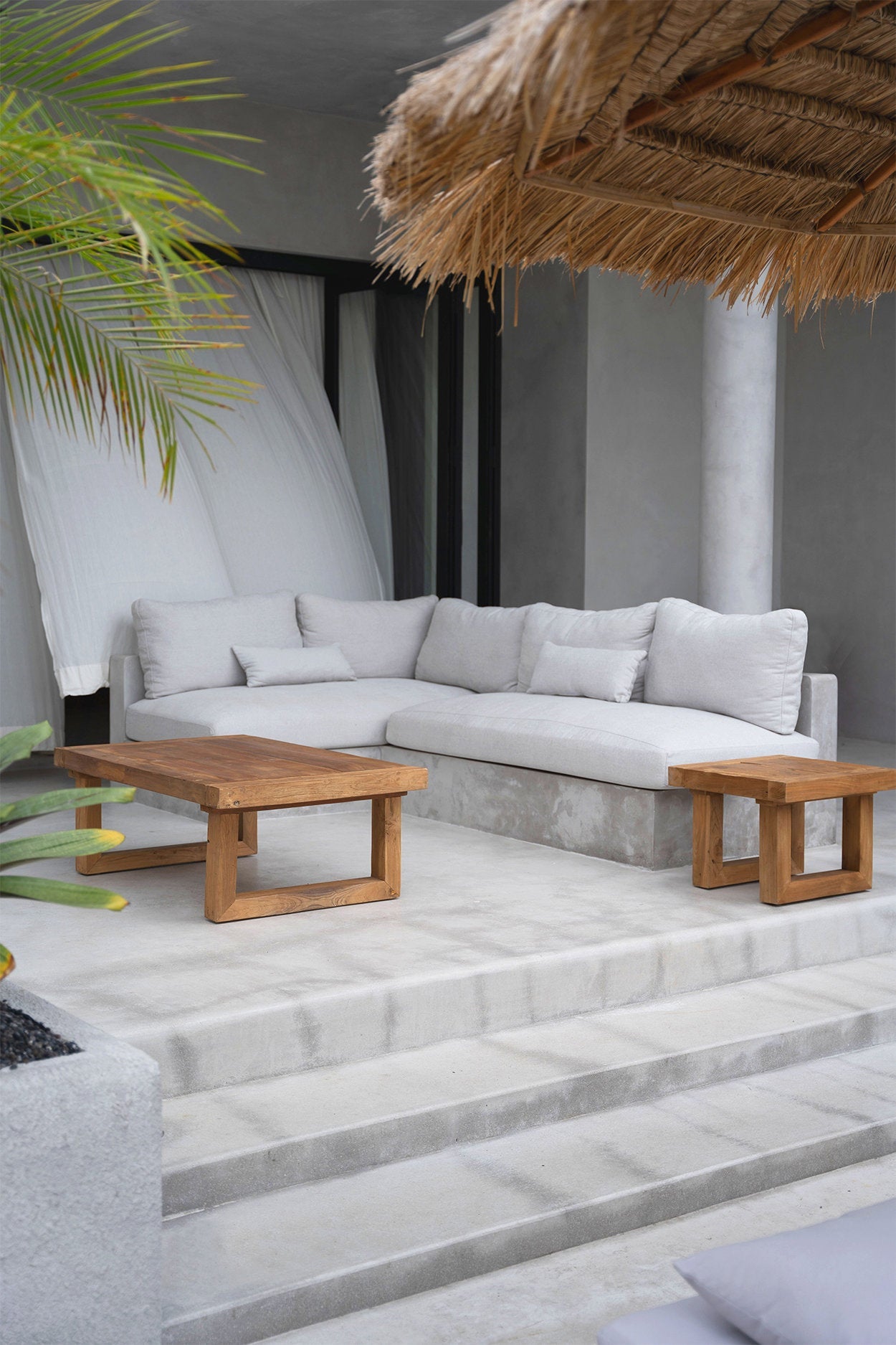 The Reclaimed Teak Coffee Table - Natural, Teak, 110 cm