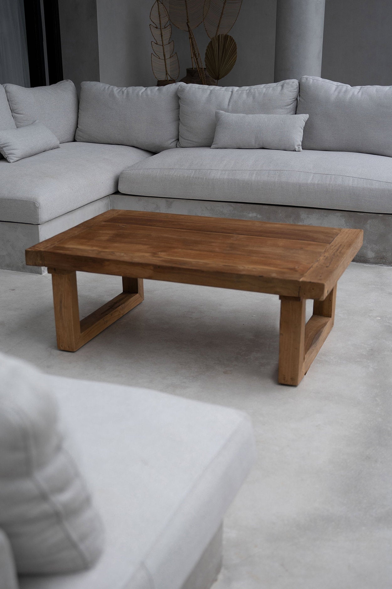 The Reclaimed Teak Coffee Table - Natural, Teak, 110 cm