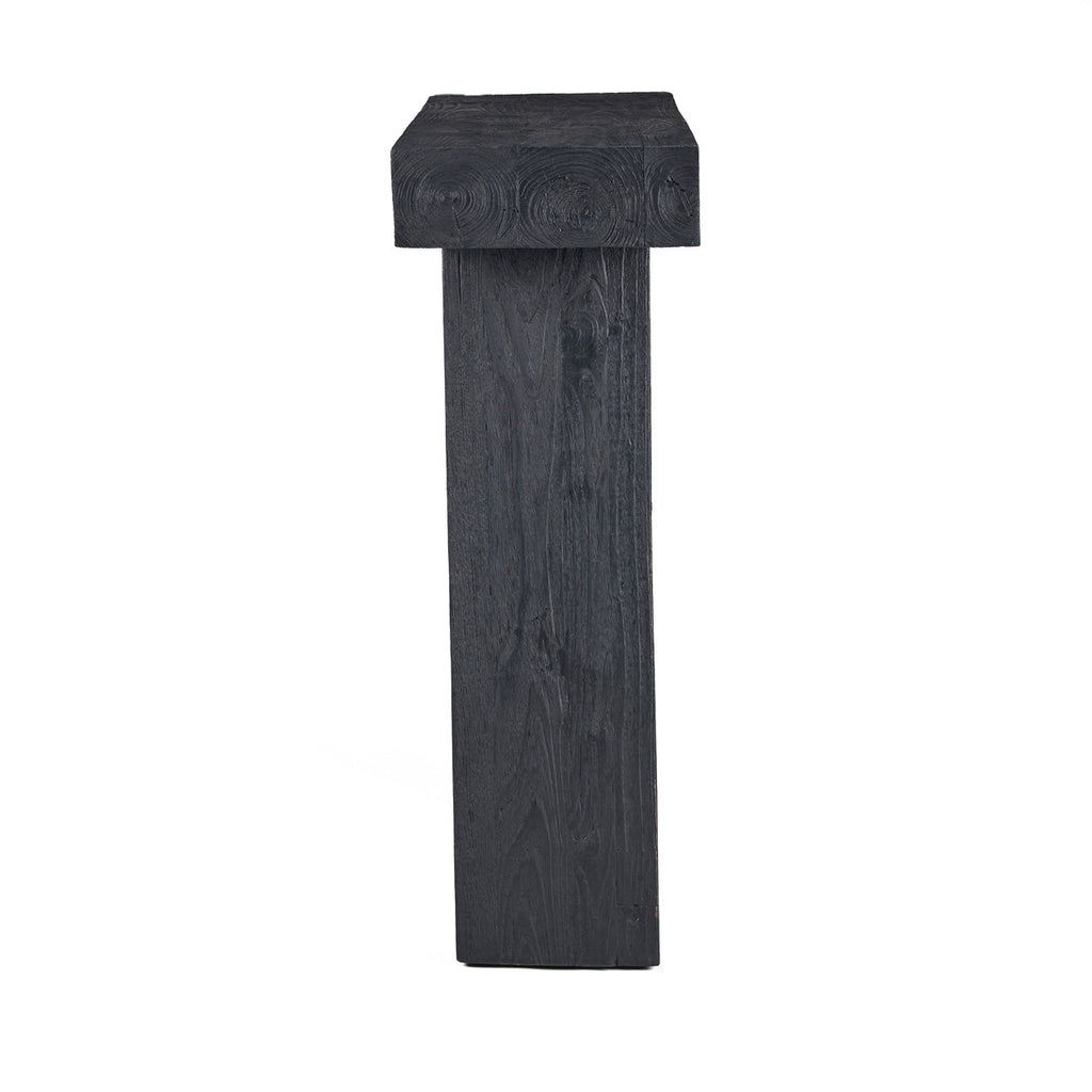 The Stance Console, Teak wood, Black