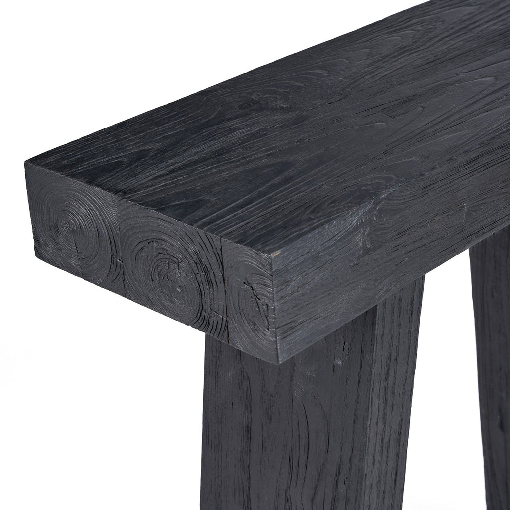 The Stance Console, Teak wood, Black