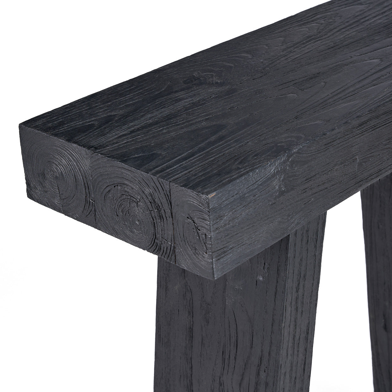 The Stance Console, Teak wood, Black