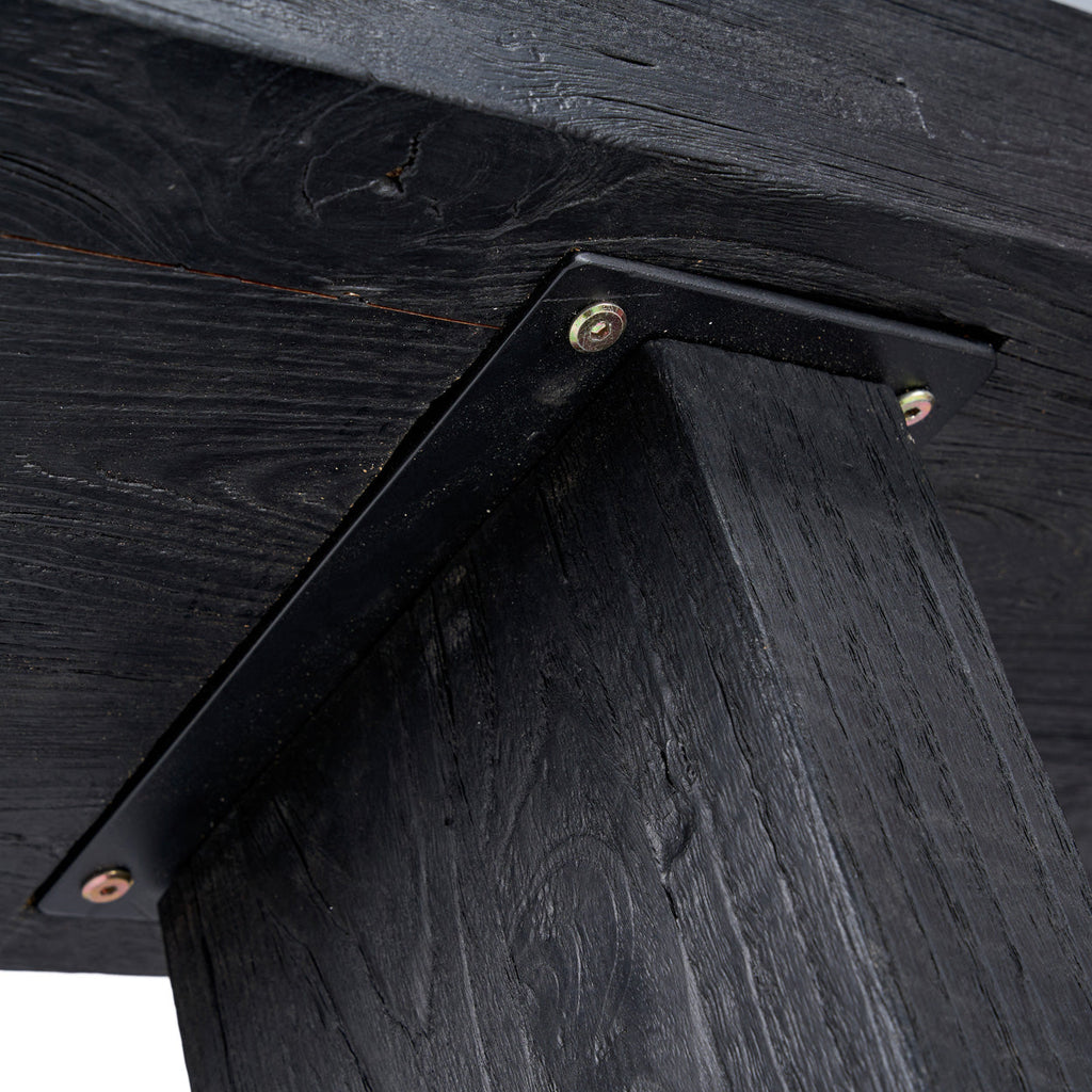 The Stance Console, Teak wood, Black