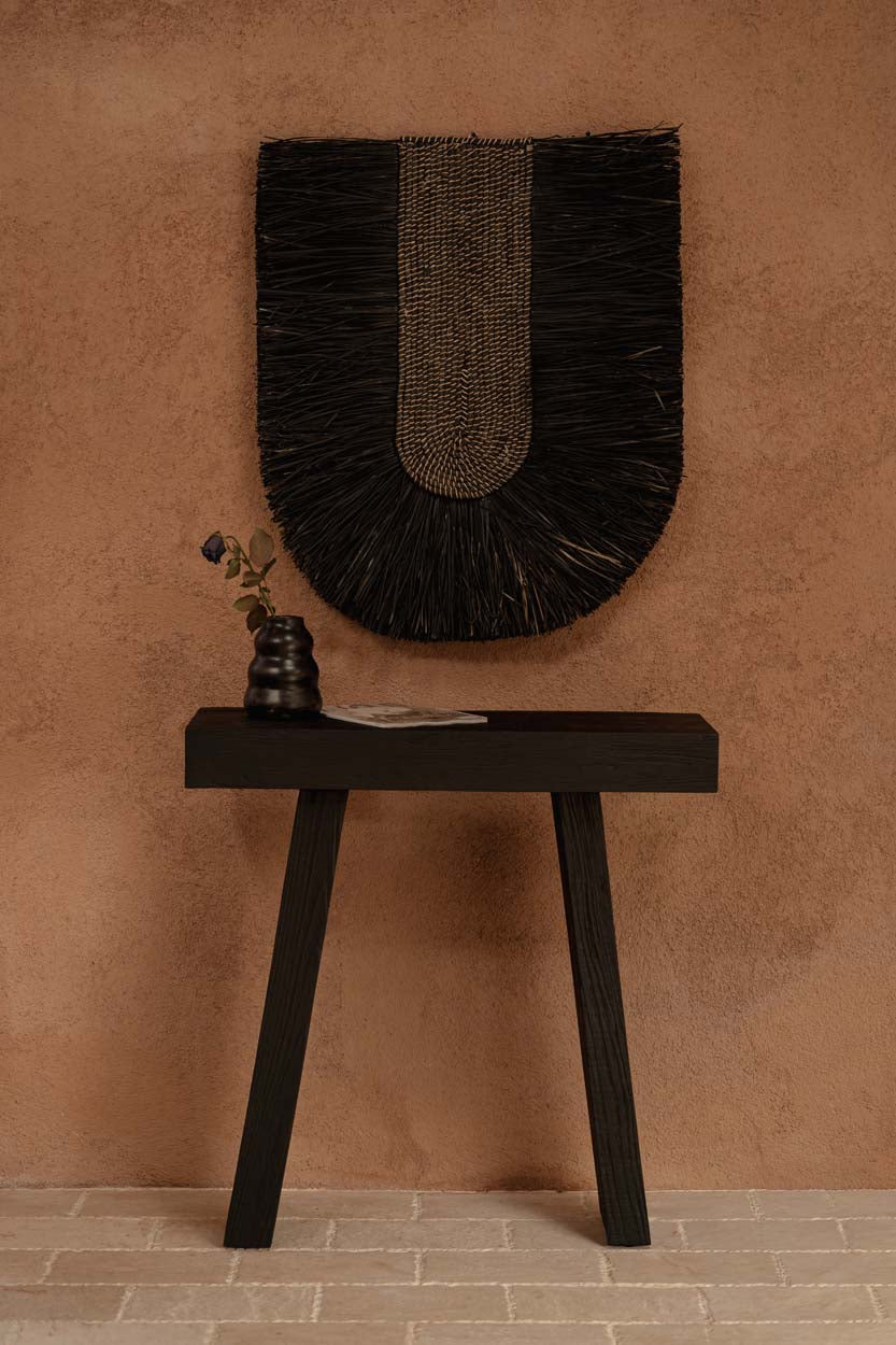 The Stance Console, Teak wood, Black