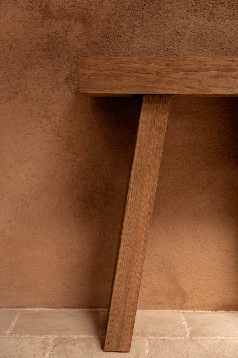 The Stance Console, Teak wood, Natural