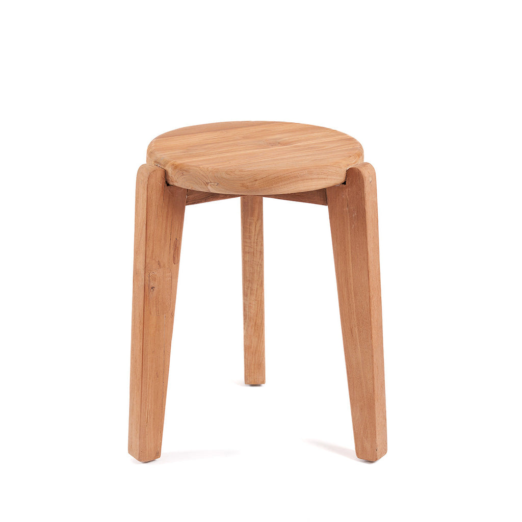 The Seseh Side Table - Natural, Teak - Outdoor, Ø 40 cm