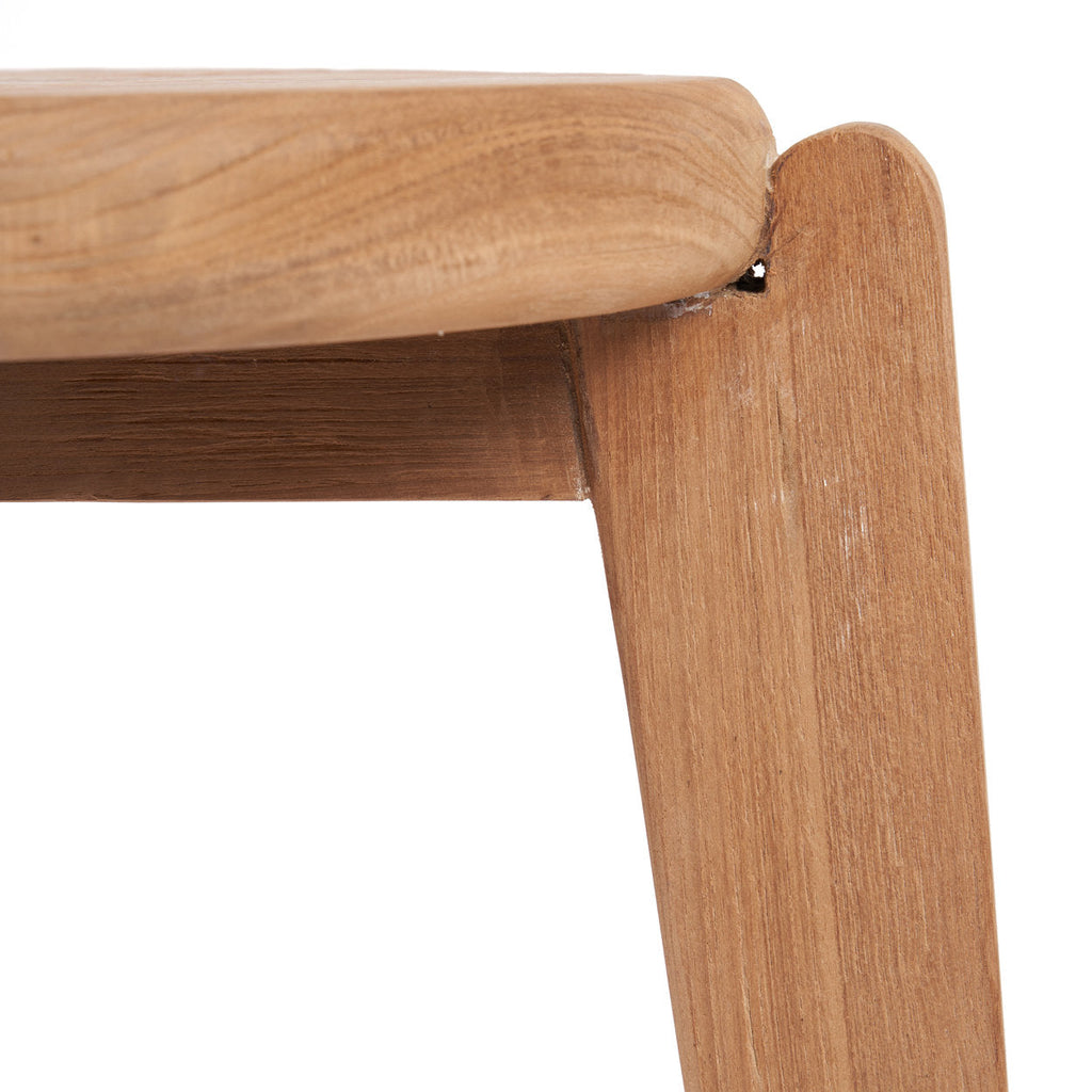 The Seseh Side Table - Natural, Teak - Outdoor, Ø 40 cm