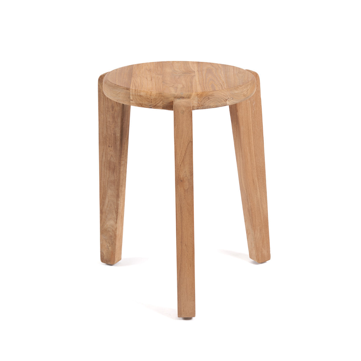 The Seseh Side Table - Natural, Teak - Outdoor, Ø 40 cm