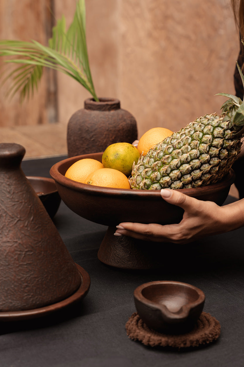 The Ethnic Fruit Bowl - Terracotta - D 30 CM