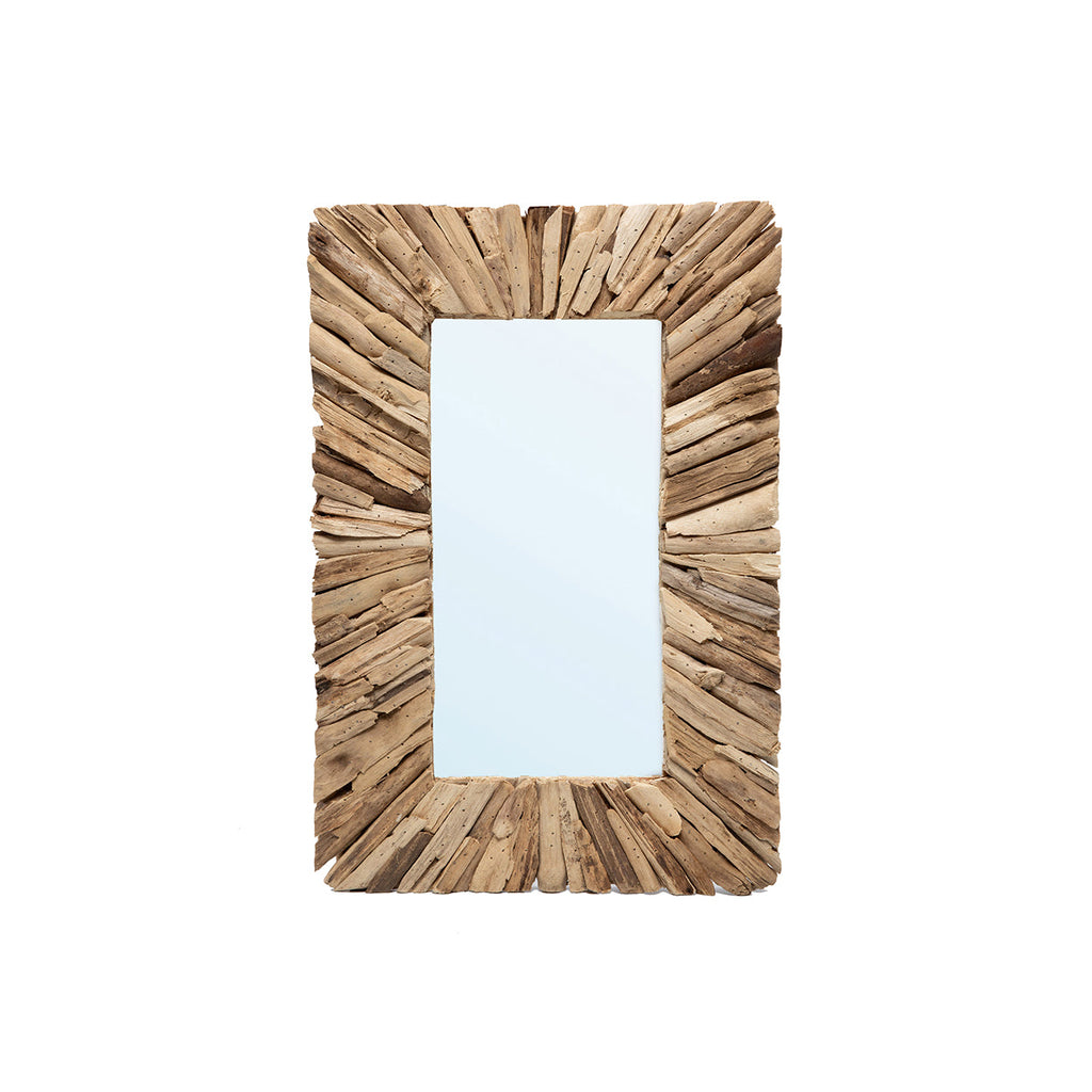 Driftwood Framed Mirror - Natural - 41 x 60 CM