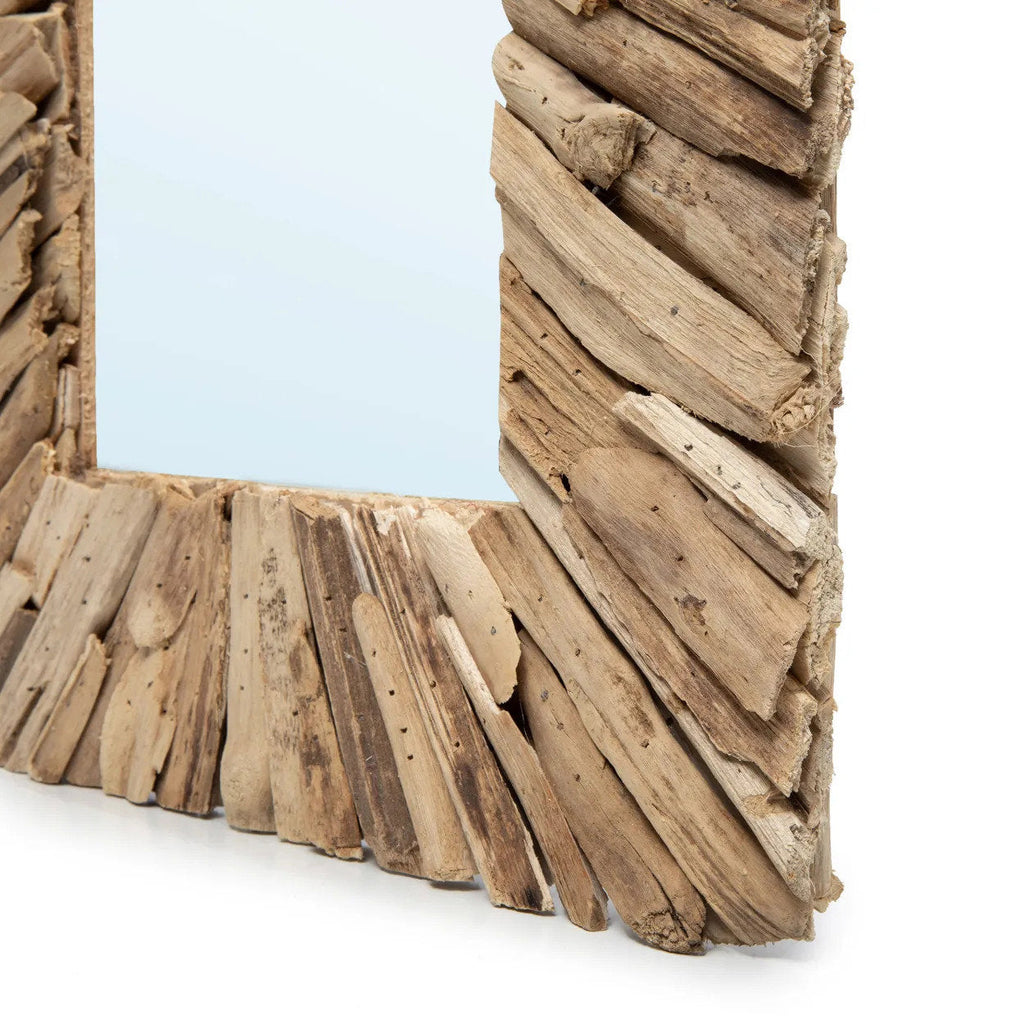 Driftwood Framed Mirror - Natural - 41 x 60 CM