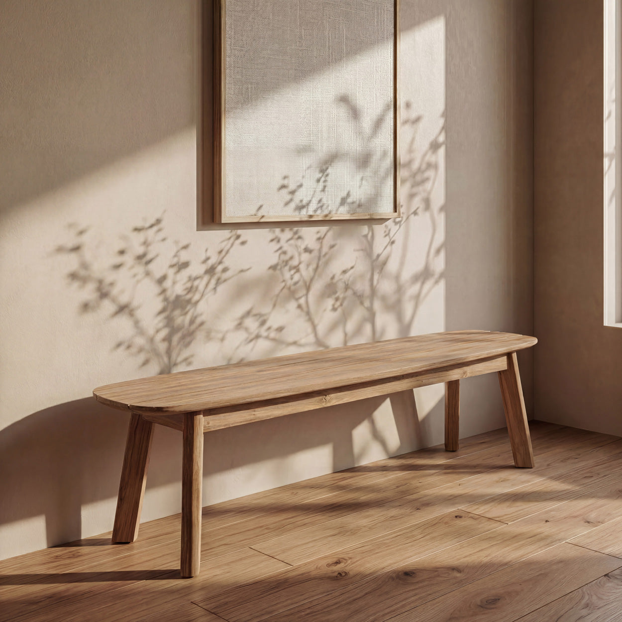 Tutuala Bench - Teak Wood, Outdoor, W 160 cm