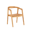 The Nihi Oka Dining Chair - Teak Wood, Outdoor