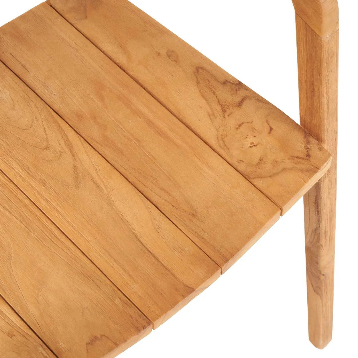 The Nihi Oka Dining Chair - Teak Wood, Outdoor