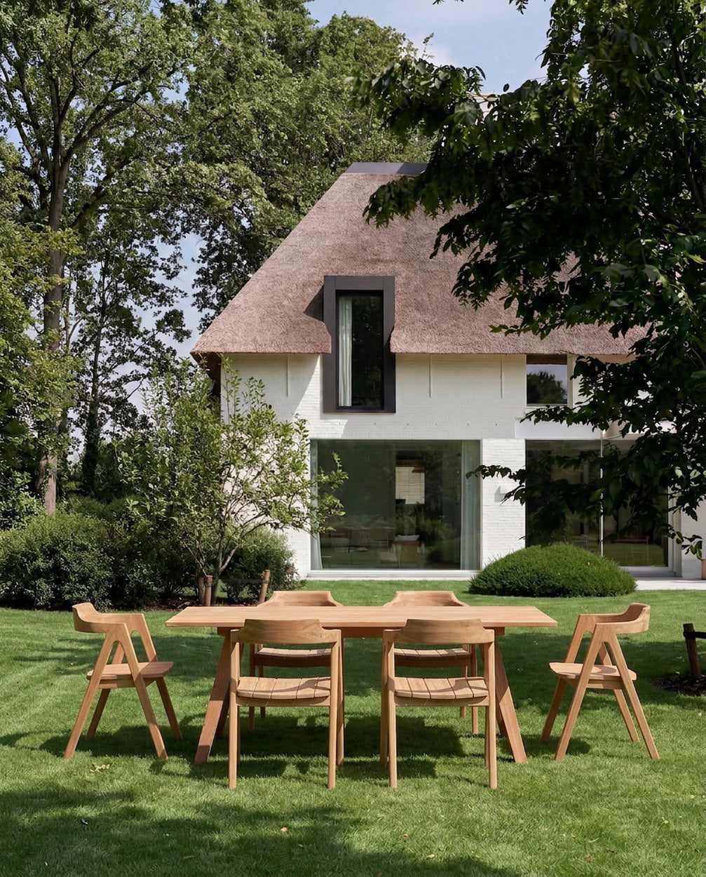 The Nihi Sumba Dining Chair - Teak Wood, Outdoor