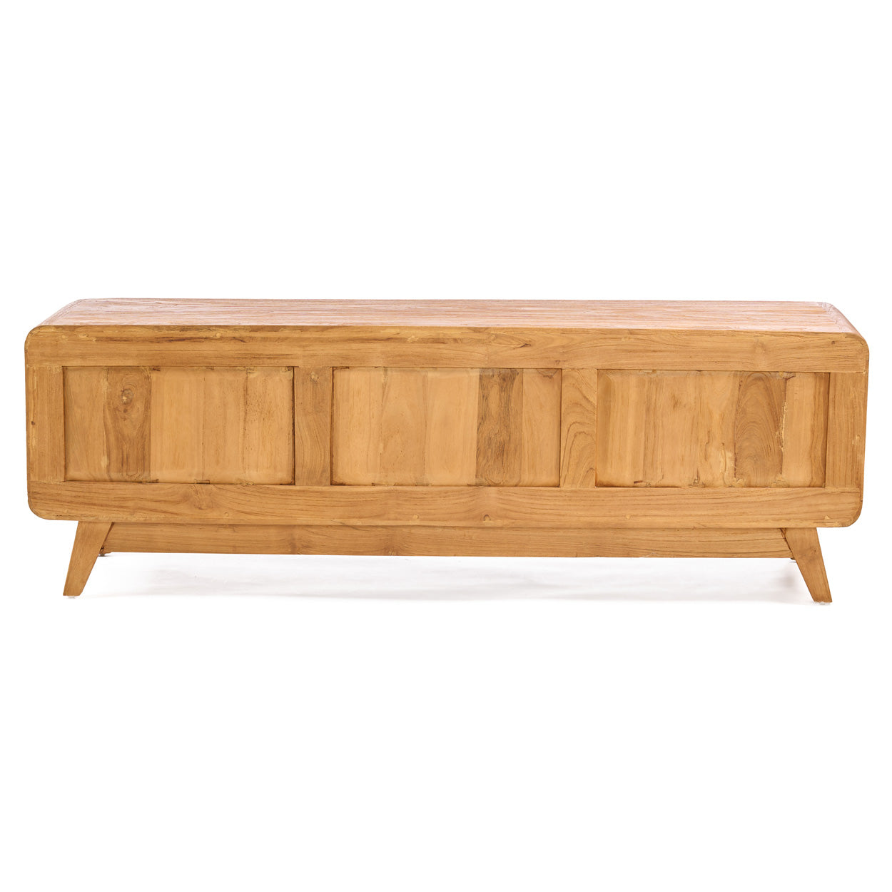 DUNE TV CABINET - NATURAL, TEAK & RATTAN