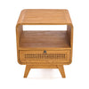 Nightstand The Breeze, Teak wood, - Natural