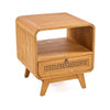 Nightstand The Breeze, Teak wood, - Natural