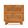 Nightstand Harmony - Teak wood, Natural