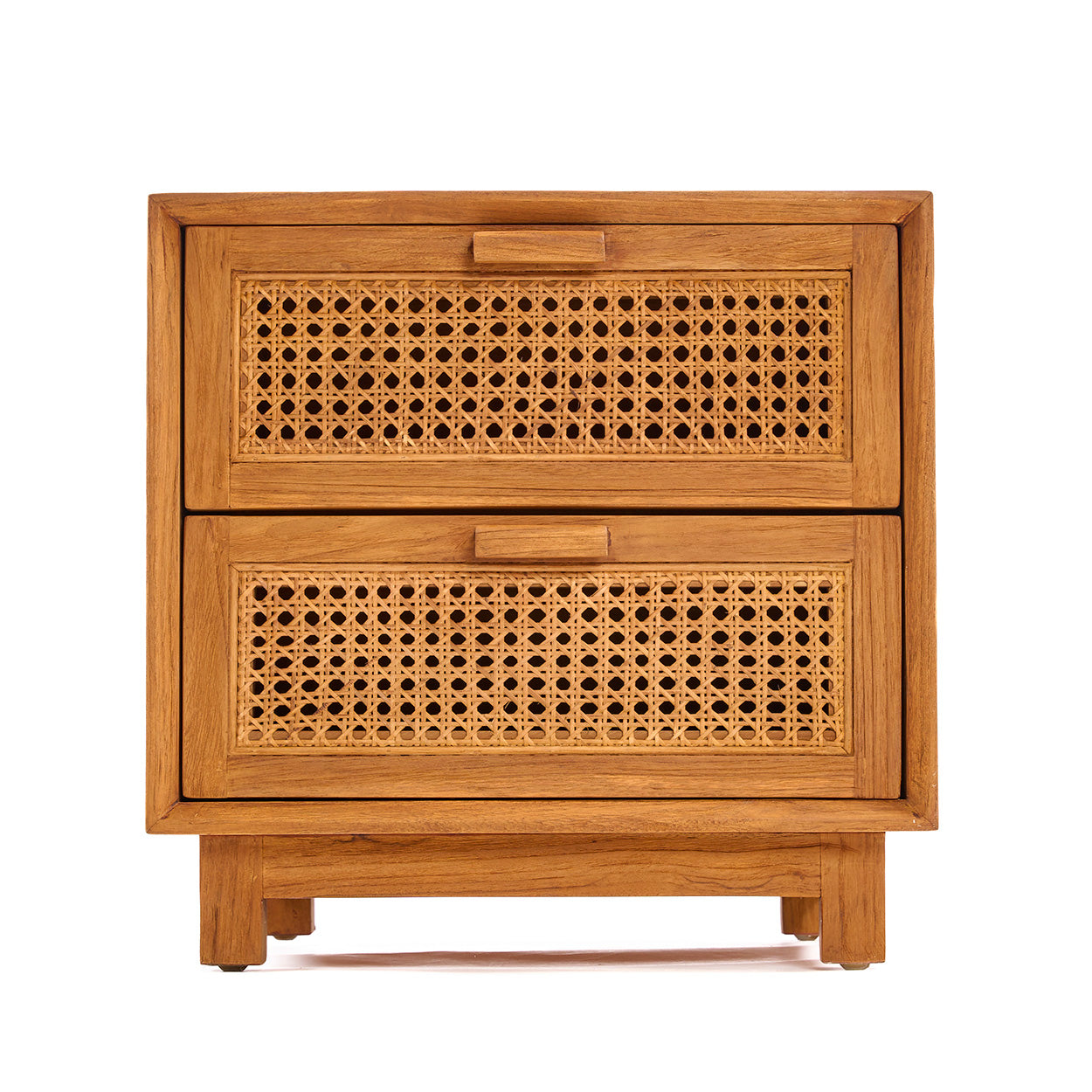 Nightstand Harmony - Teak wood, Natural
