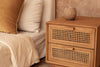 Nightstand Harmony - Teak wood, Natural