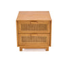 Nightstand Harmony - Teak wood, Natural