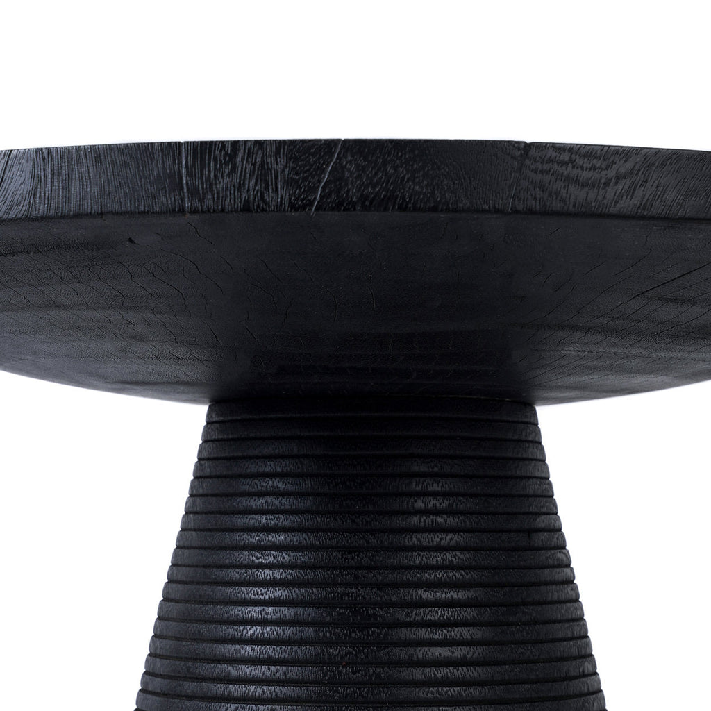 Hi Matata Coffee Table - Black, D 70 CM