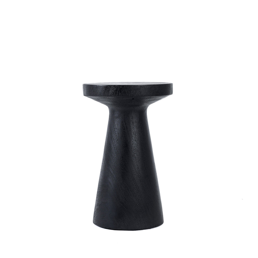 The Fiji Side Table - Black, D 40, H 60 CM