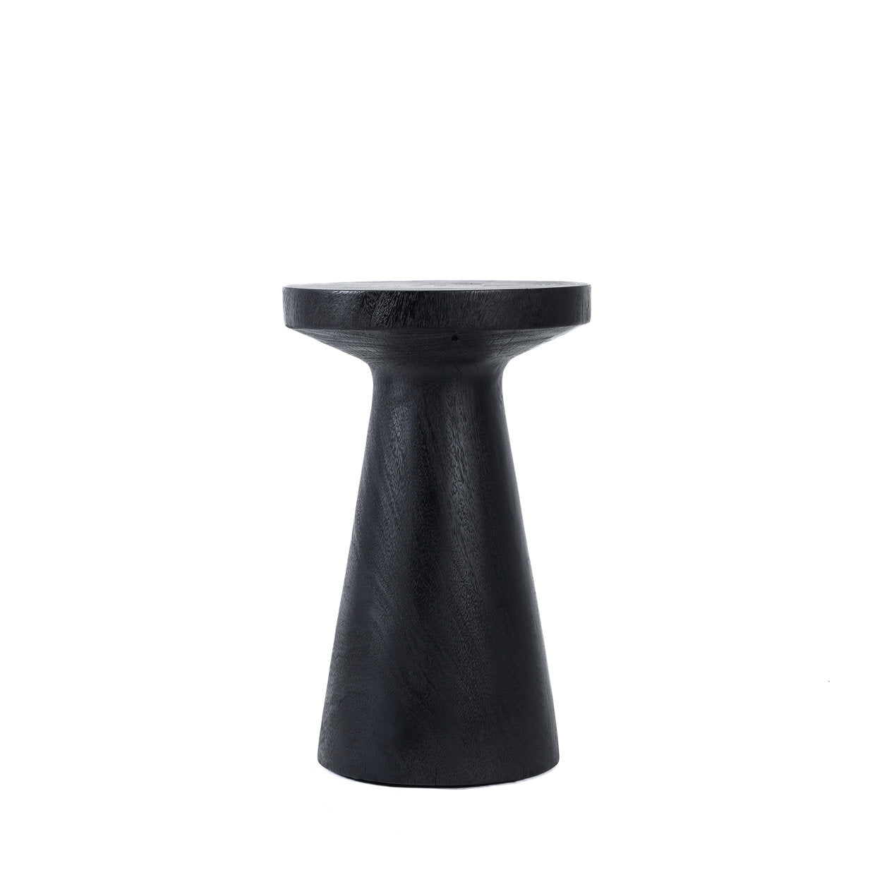 The Fiji Side Table - Black, D 40, H 60 CM