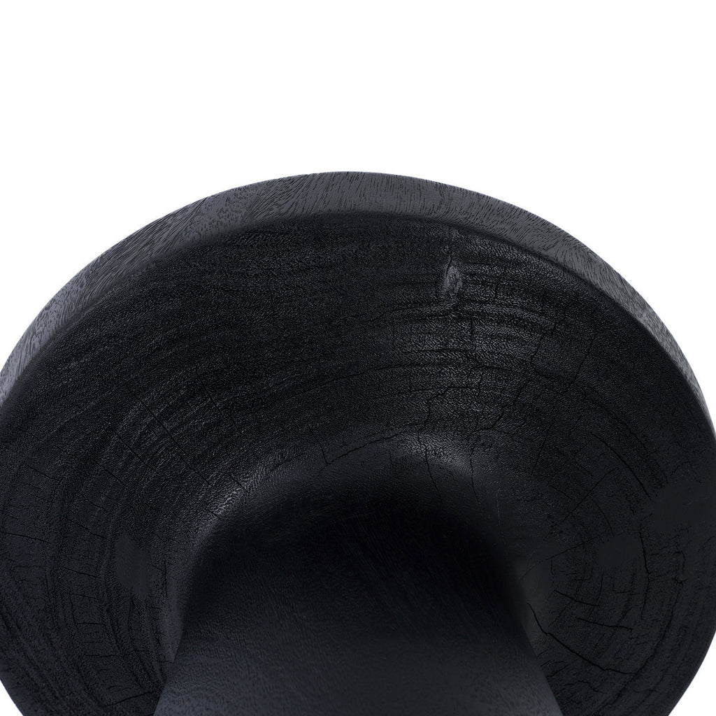 The Fiji Side Table - Black, D 40, H 60 CM