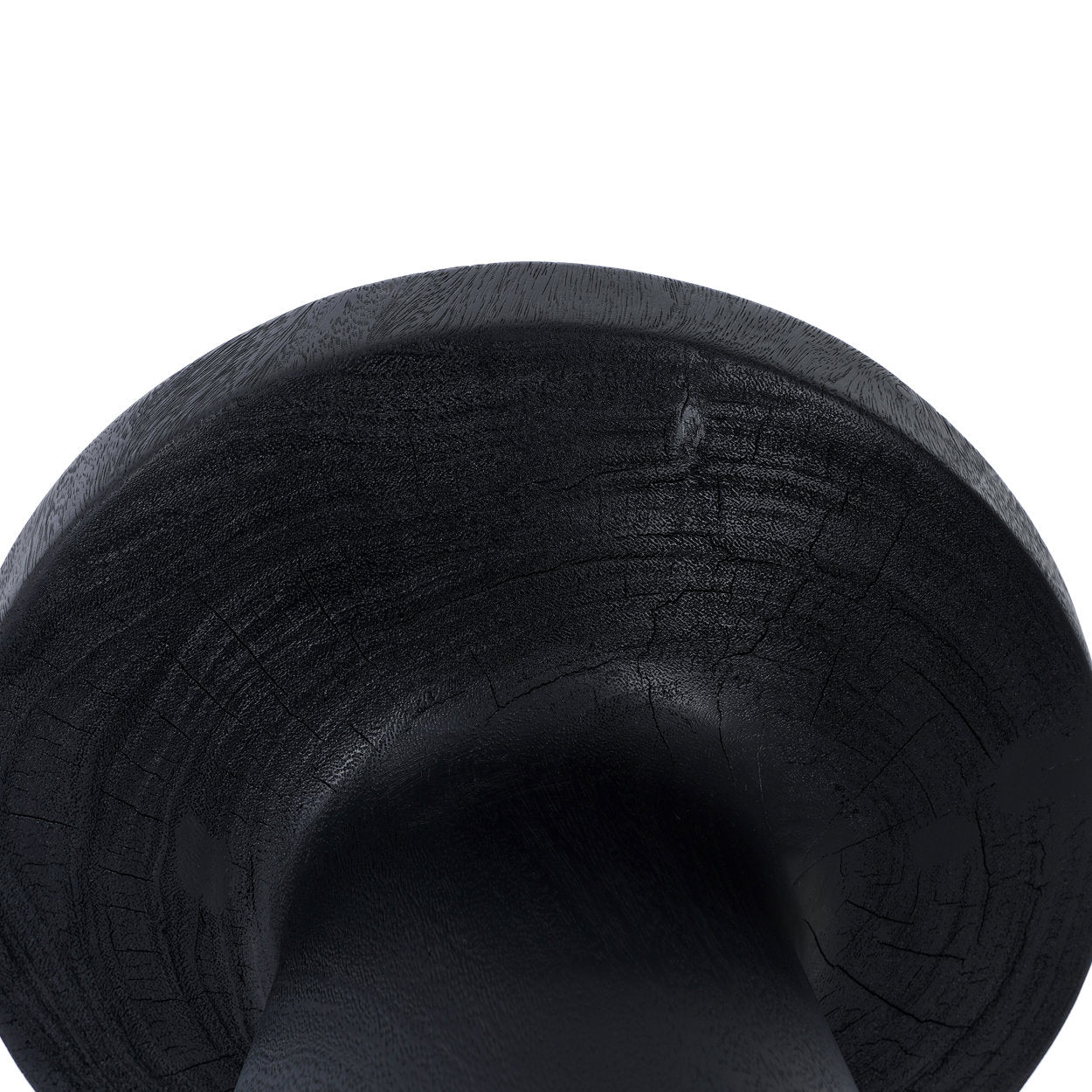 The Fiji Side Table - Black, D 40, H 60 CM