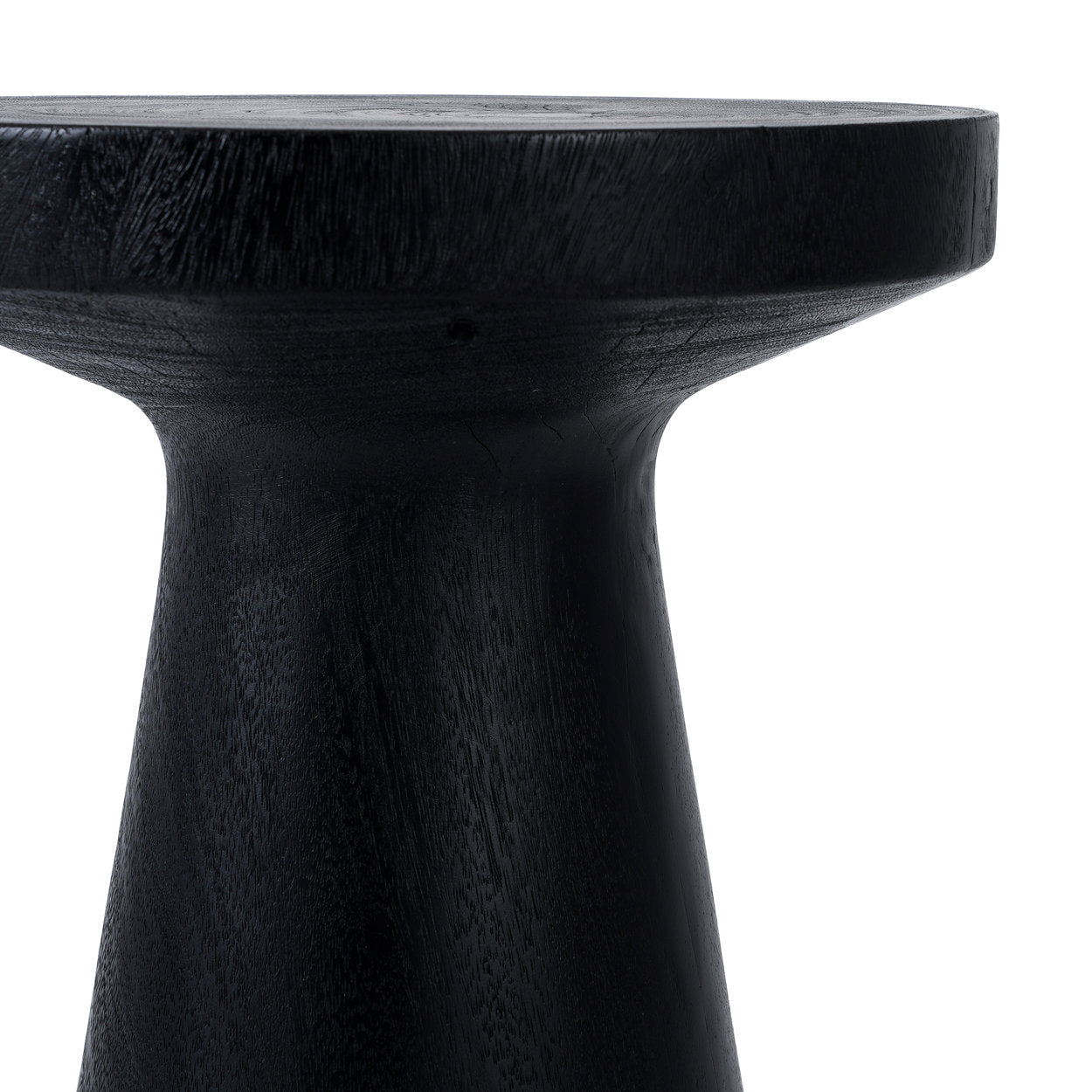 The Fiji Side Table - Black, D 40, H 60 CM