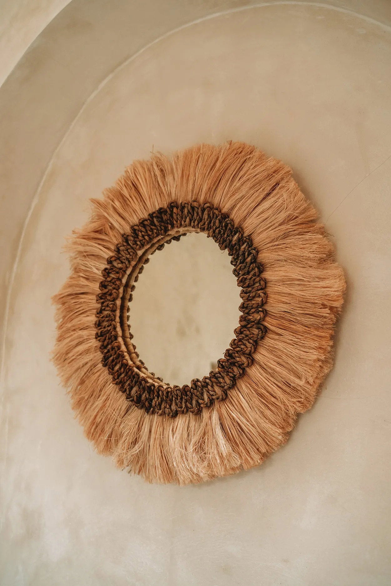 Mowgli Mirror - Natural - Ø 60 cm