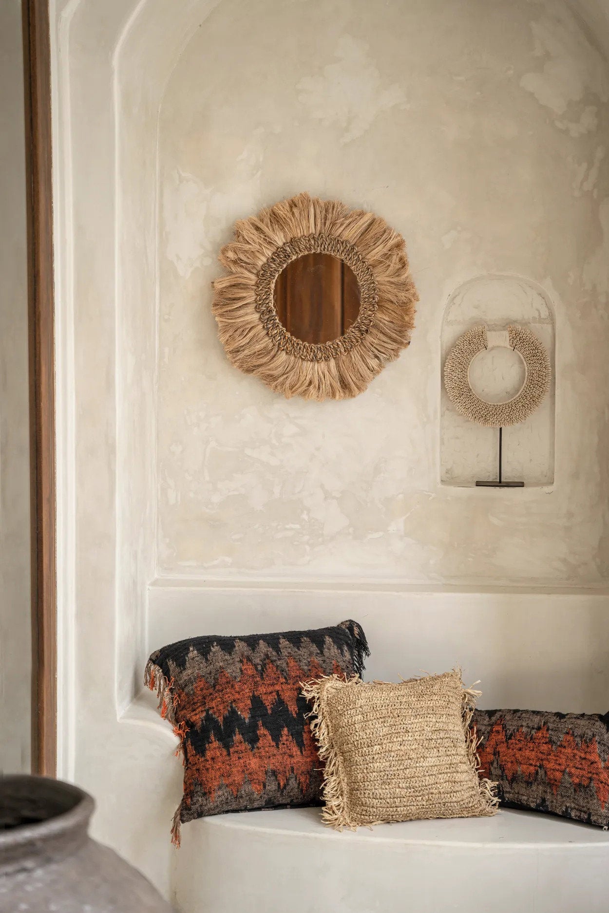 Mowgli Mirror - Natural - Ø 60 cm