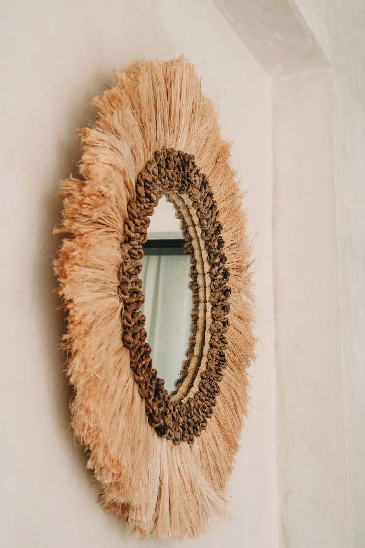 Mowgli Mirror - Natural - Ø 60 cm