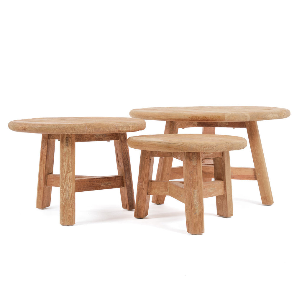 The Fusuma Coffee Table, Teak - Ø 80 cm