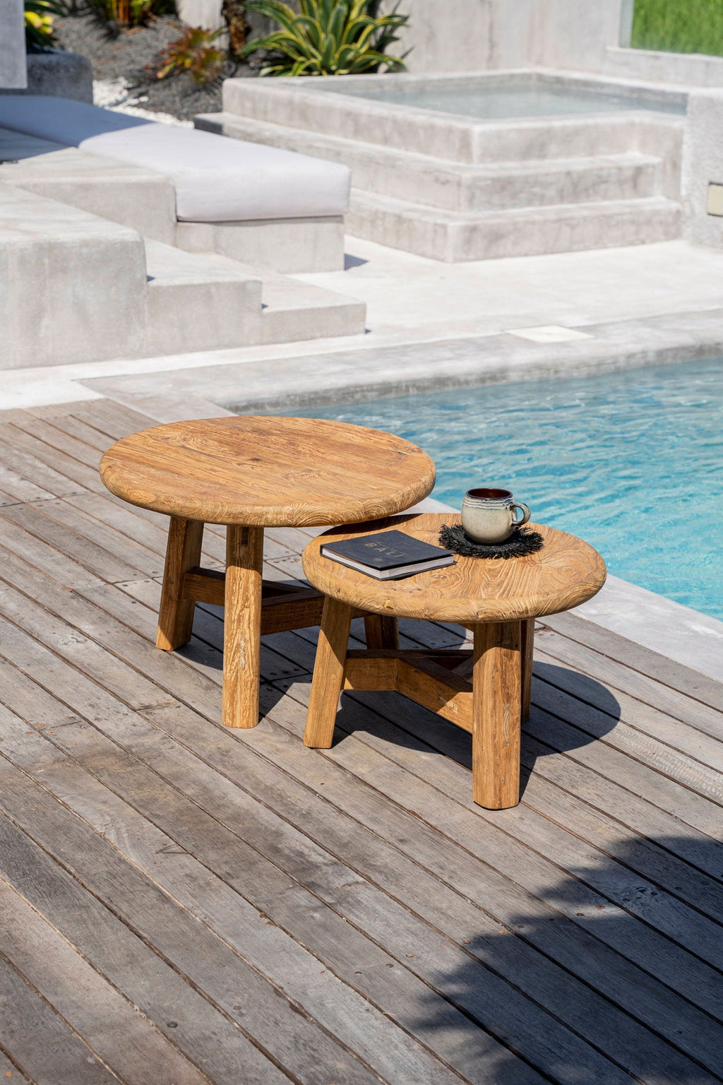 The Fusuma Coffee Table, Teak - Ø 60 cm