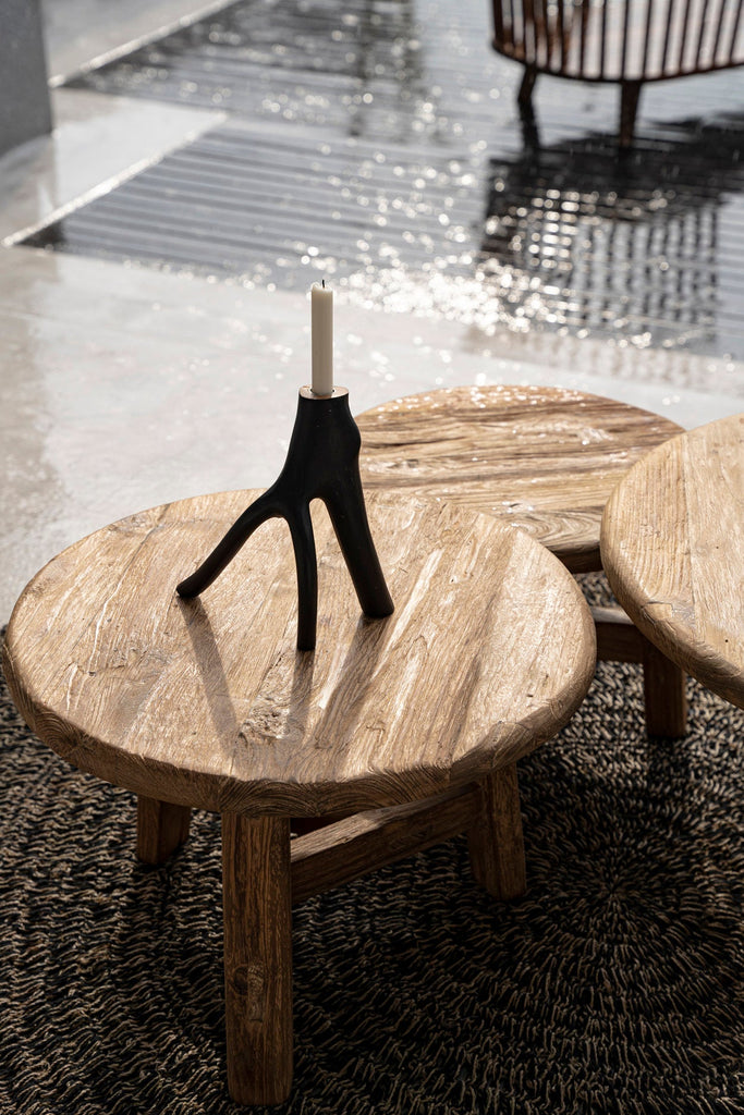 The Fusuma Coffee Table, Teak - Ø 60 cm