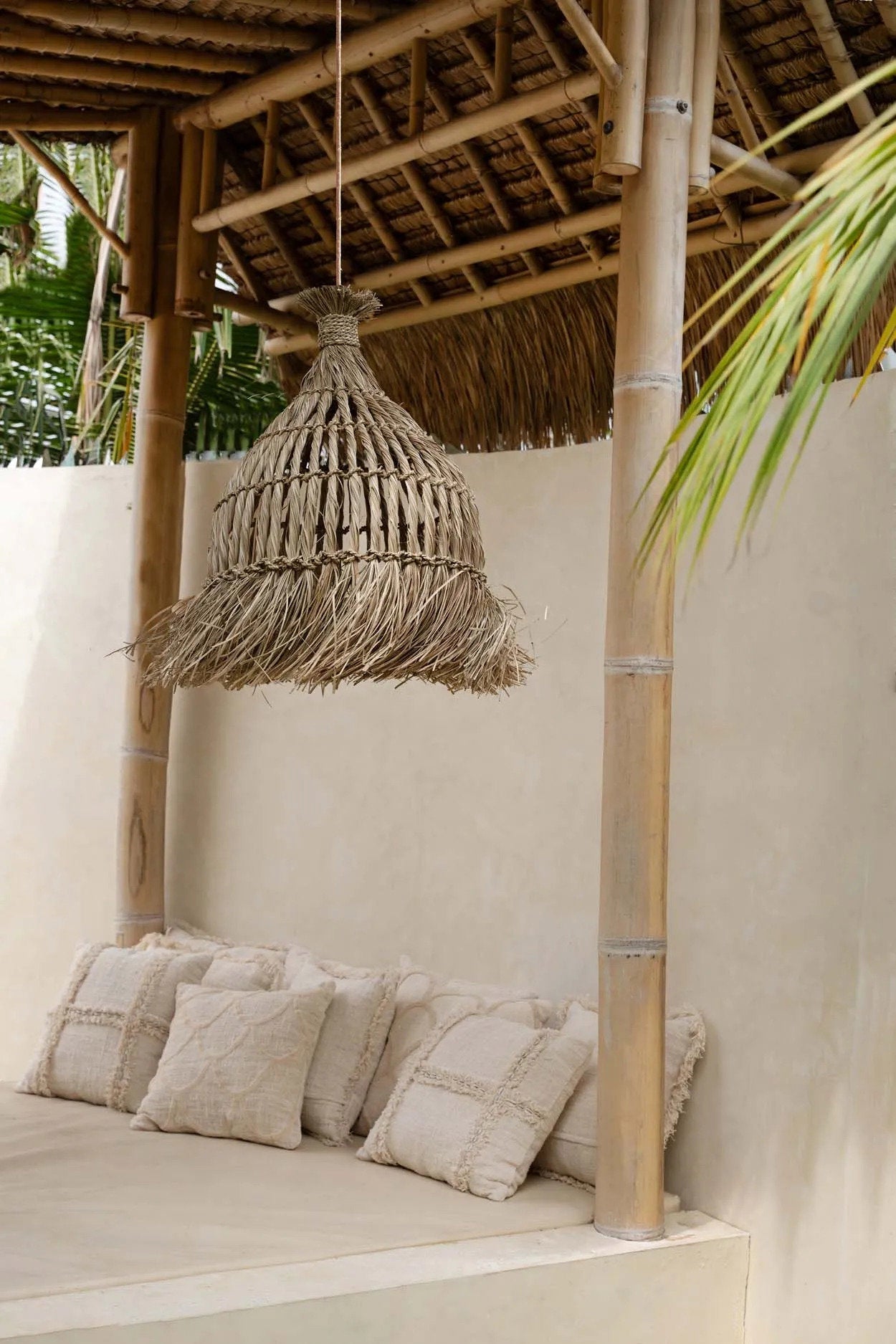 The Guagua Pendant - Natural - L, D 60 CM