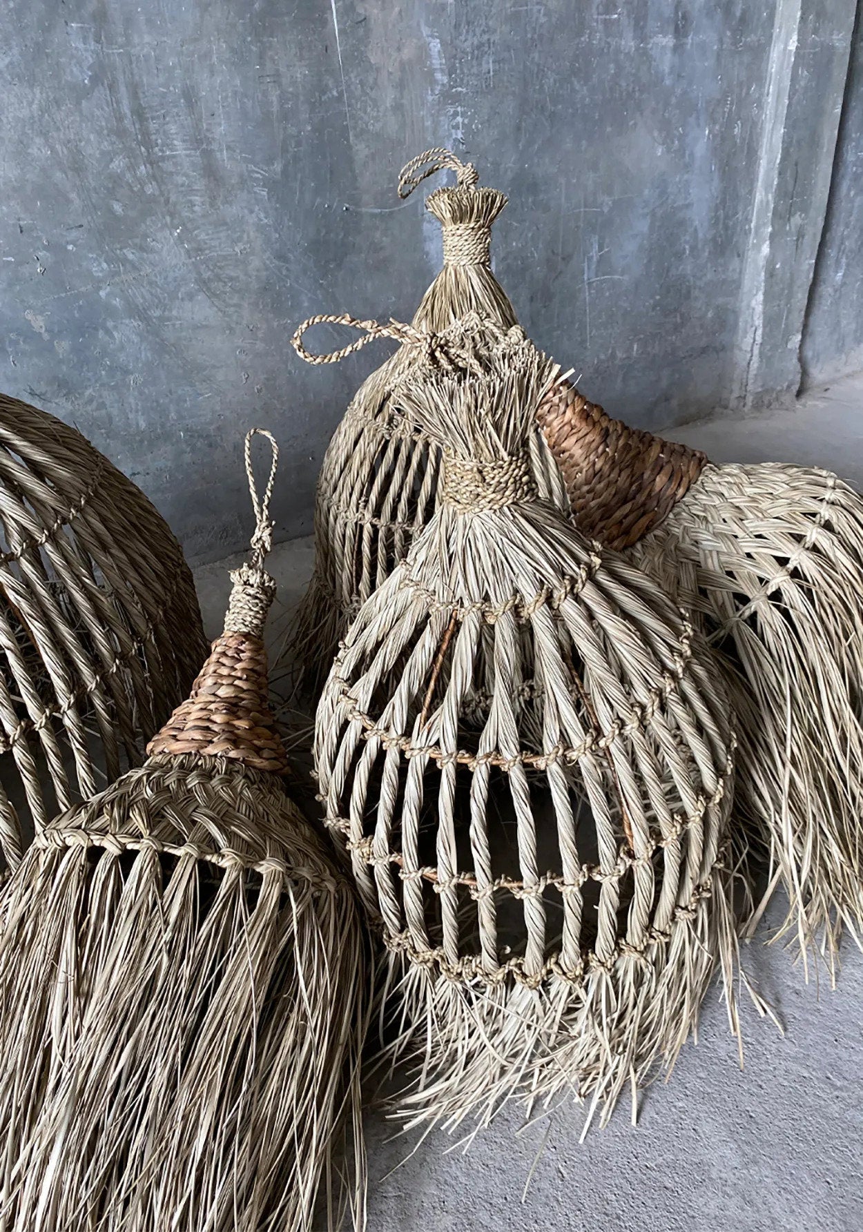The Guagua Pendant - Natural - L, D 60 CM