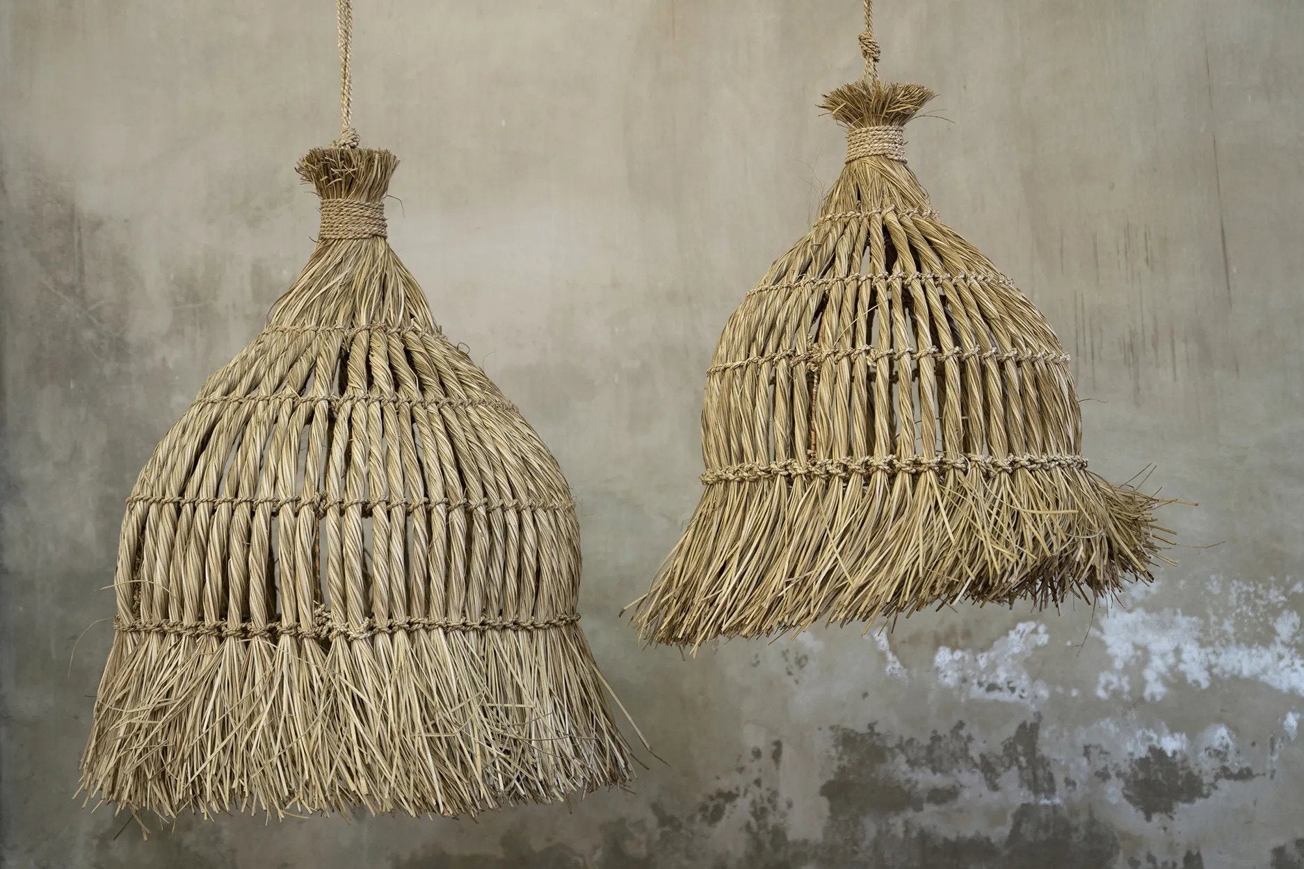 The Guagua Pendant - Natural - L, D 60 CM