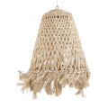 The Abaca Jelly Fish Pendant - Natural - Ø 63, H 63 cm