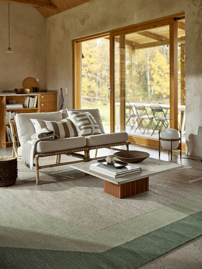 Levels Wool Rug, Green, MANY SIZE