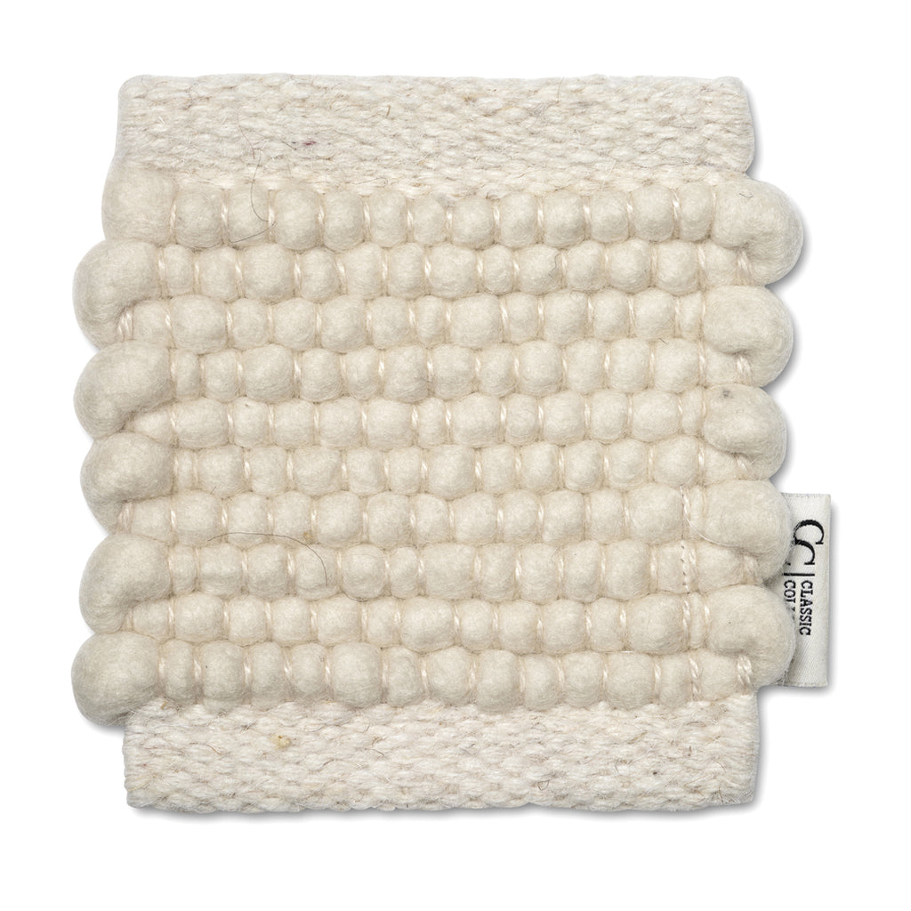 Merino Wool Rug, White, 170 x 230 CM