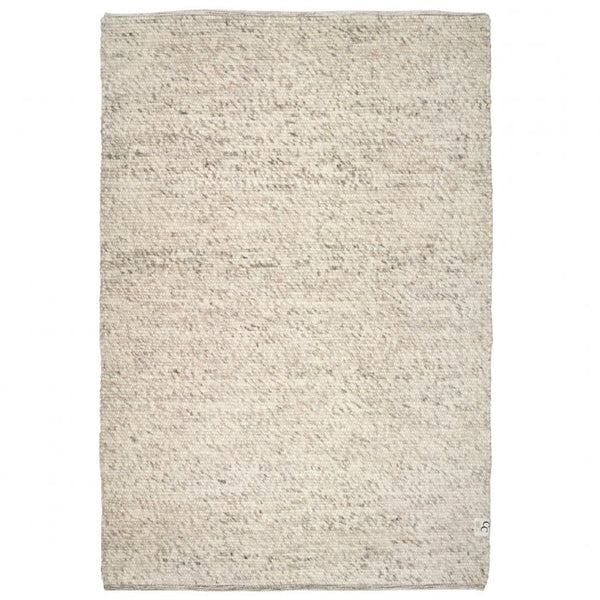 Merino Wool Rug, Natural Beige, 250 x 350 CM