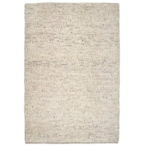 Merino Wool Rug, Natural Beige, 250 x 350 CM