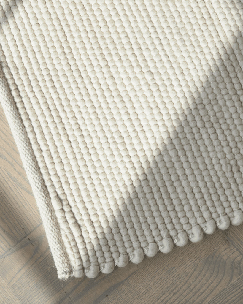 Merino Wool Rug, White, 250 x 350 CM