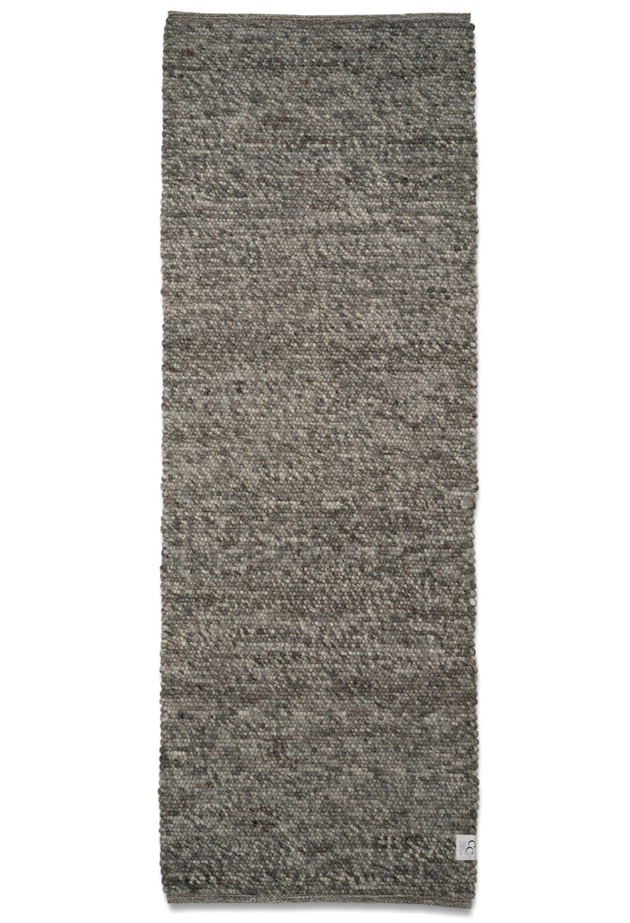 Gray textured scarf on a white background