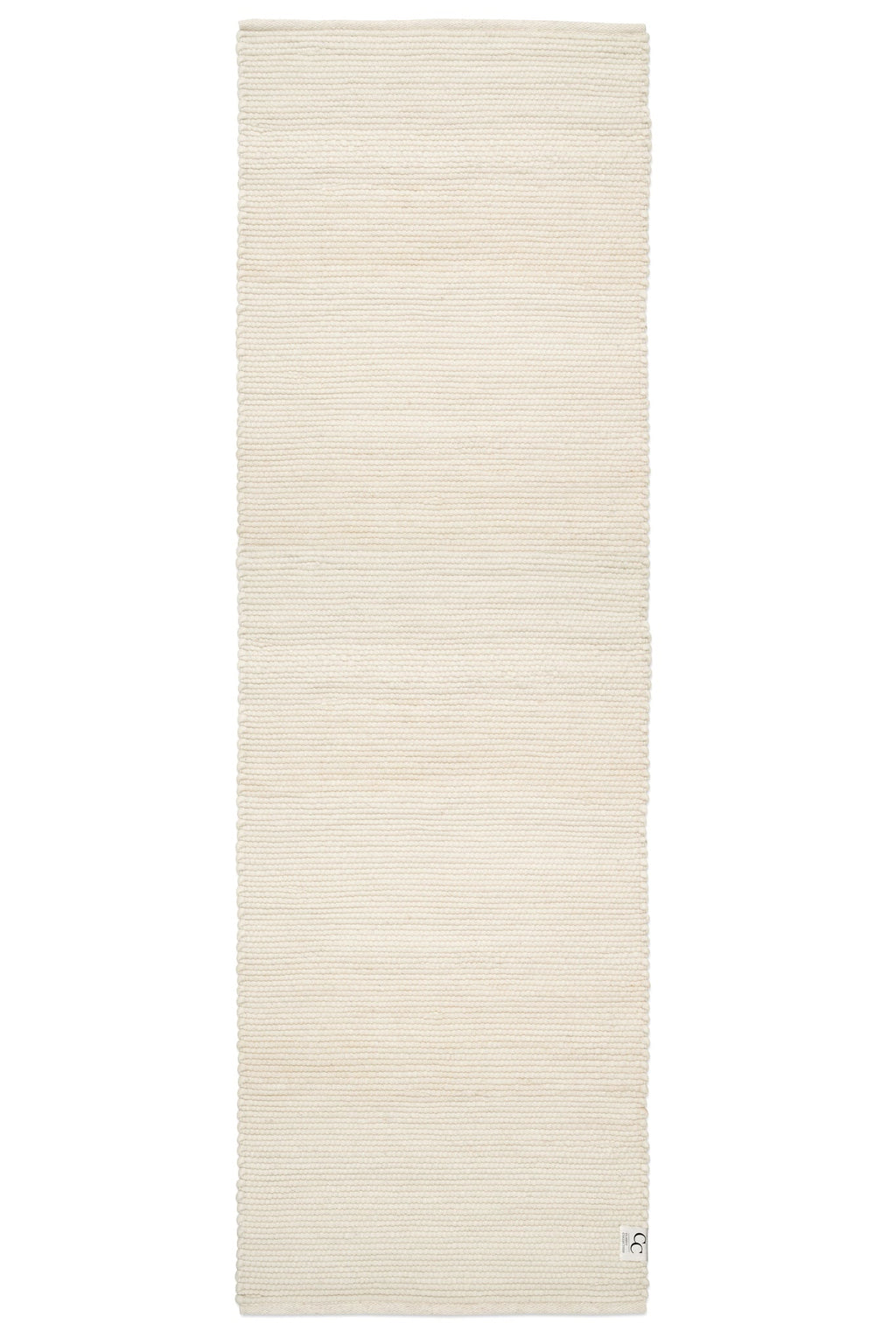 Beige rug on a white background