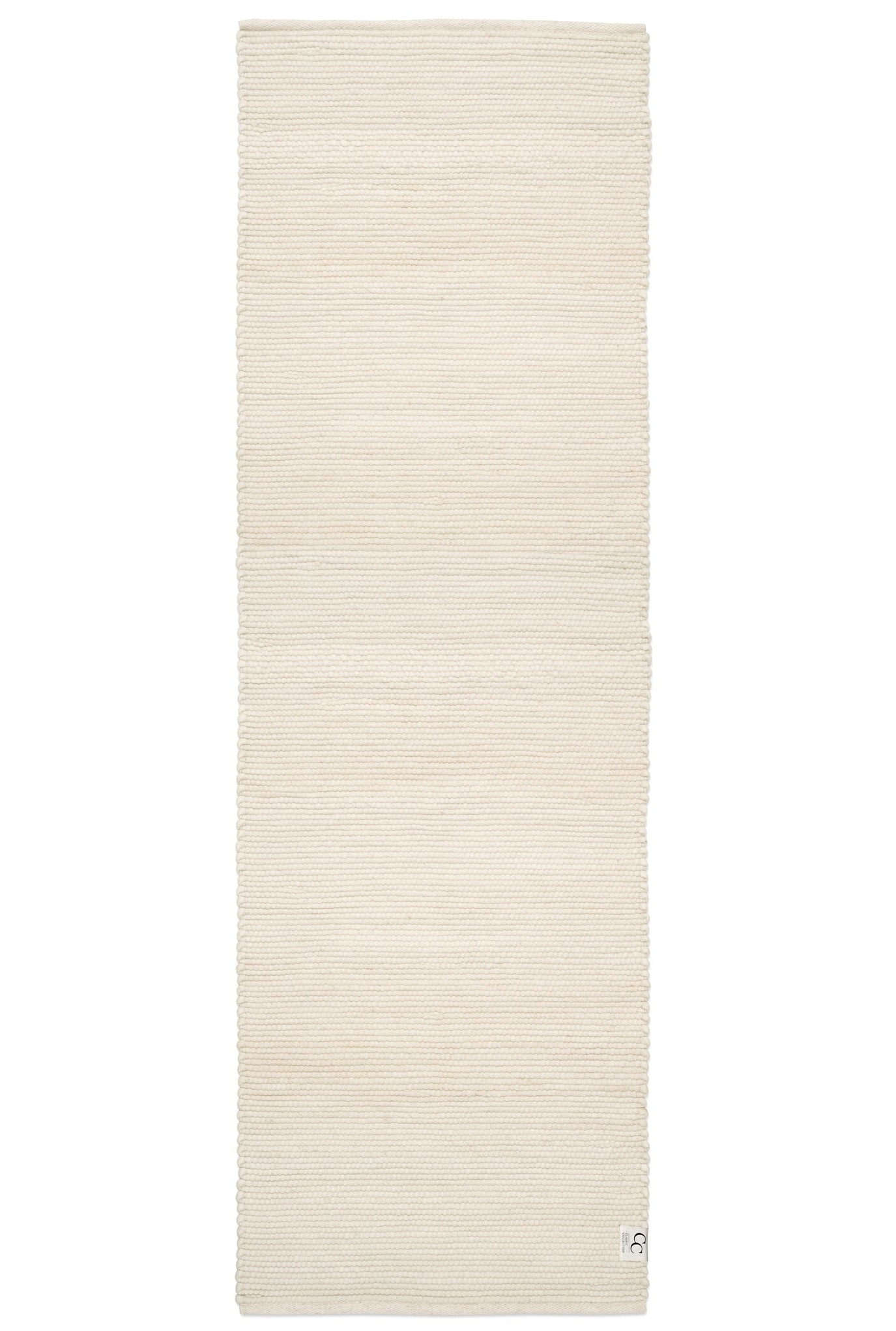 Beige rug on a white background
